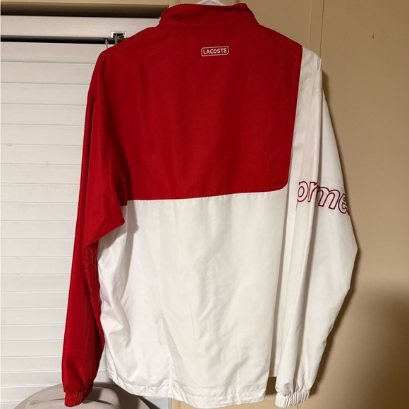 Supreme x Lacoste Red and White Lightweight Jacket - Picture 2 of 5